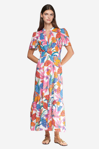 Leila Dress - Floral Tropical