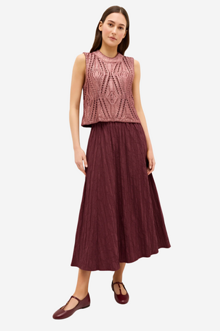 Sasha Skirt - Merlot
