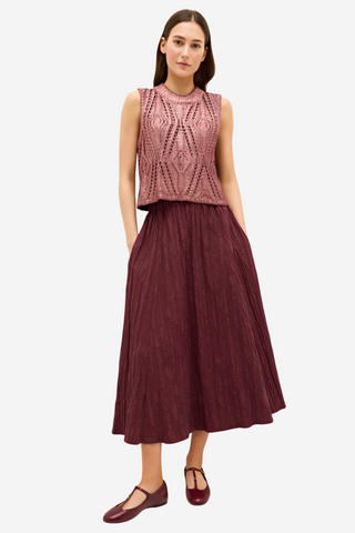 Sasha Skirt - Merlot