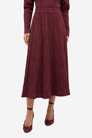 Sasha Skirt - Merlot